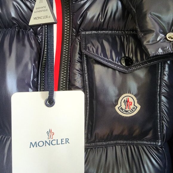 Authentic Moncler Montbeliard Down Jacket (Sz3 & Navy) - Original Price: $2,279 - Picture 2 of 9